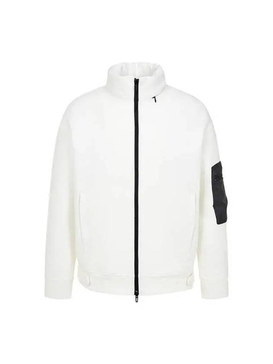 Men s color block zip up jacket ivory 270582 - EMPORIO ARMANI - BALAAN 1