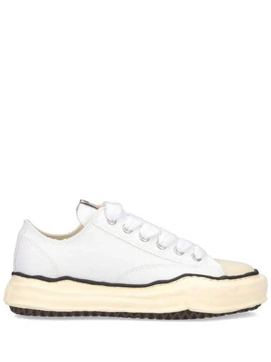 23FW Peterson OG sole canvas low-top sneakers A09FW733 WHITE - MIHARA YASUHIRO - BALAAN 1