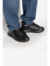 Pillow Leather Low Top Sneakers Black - BOTTEGA VENETA - BALAAN 3