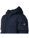 811540723 V0020 Wappen Patch Garment Dyed Crinkle Wraps Hooded Jumper Navy Men s Jacket TFS - STONE ISLAND - BALAAN 5