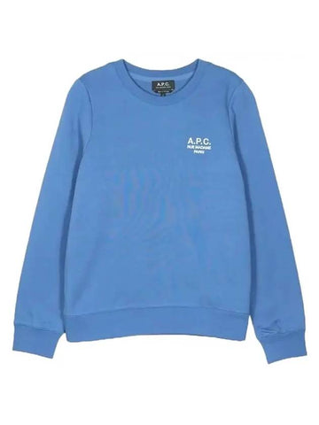 Skye Logo Sweatshirt Blue - A.P.C. - BALAAN 1