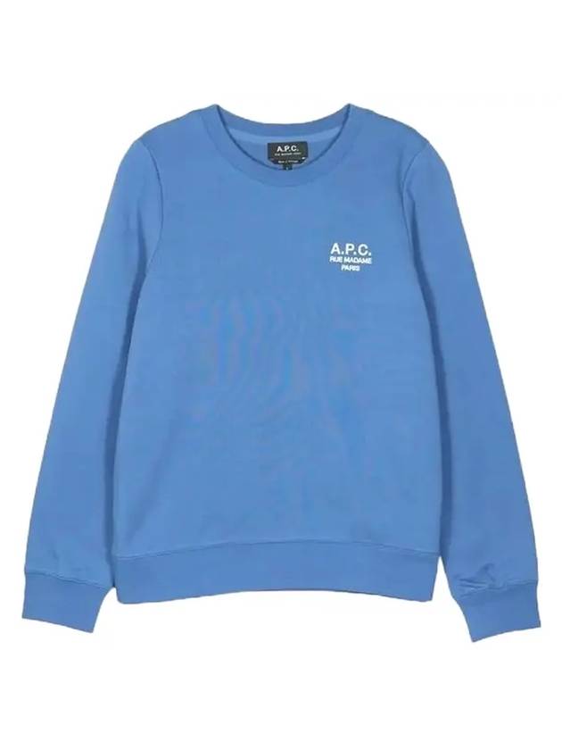 Skye Logo Sweatshirt Blue - A.P.C. - BALAAN 1