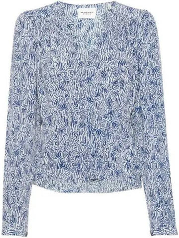 24 EDDY HT0221FA B1J02E 30BU Eddie Top - ISABEL MARANT - BALAAN 1