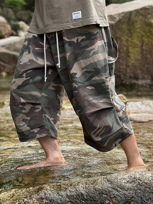 Parachute Carpenter Bermuda 3 4 Pants Camo - CLACO - BALAAN 1