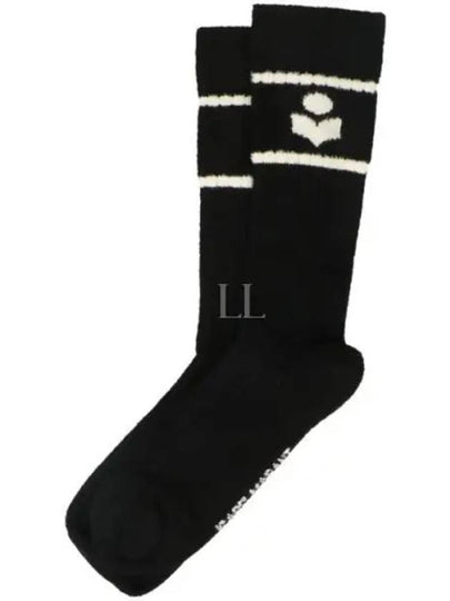 Logo Socks Black - ISABEL MARANT - BALAAN 2