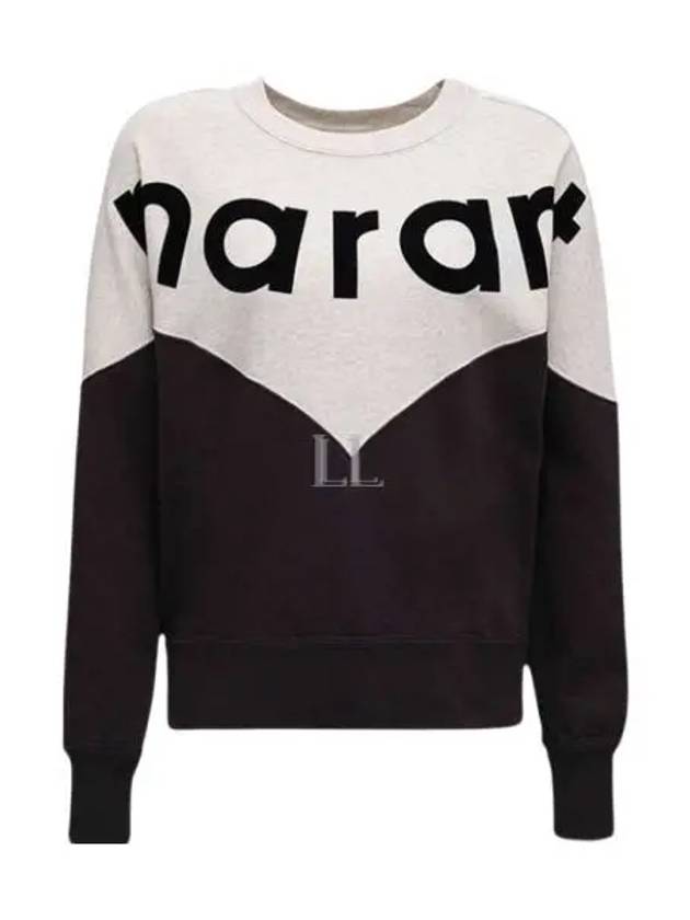 Howley Two Tone Logo Sweatshirt Faded Black - ISABEL MARANT - BALAAN 2