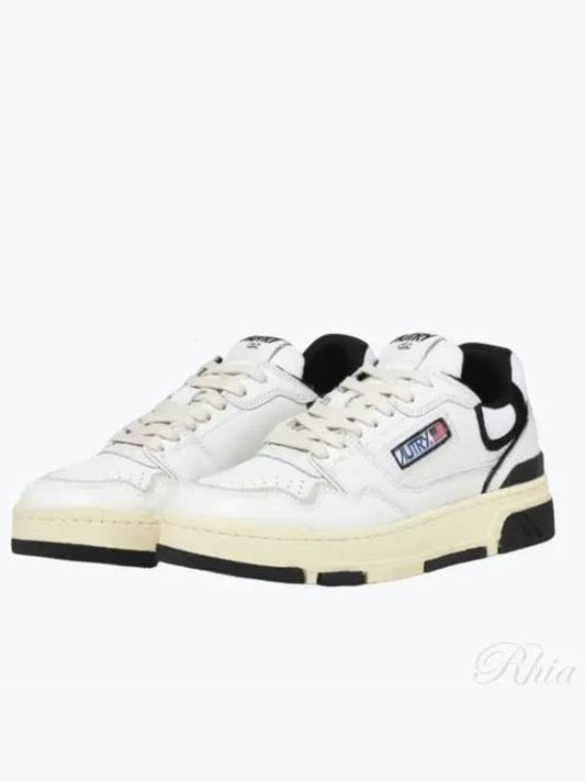 Women's CLC Leather Low Top Sneakers White - AUTRY - BALAAN 2