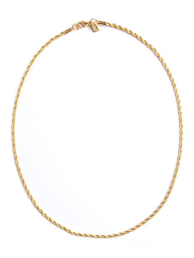 Rope Chain 50cm Necklace Gold - CRYSTAL HAZE - BALAAN.