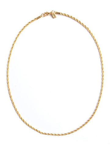 Rope Chain 50cm Necklace Gold - CRYSTAL HAZE - BALAAN 1