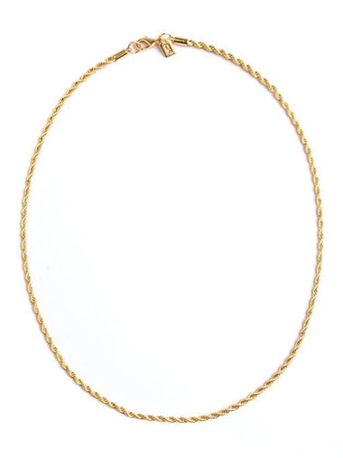 Rope Chain Necklace Gold - CRYSTAL HAZE - BALAAN 1