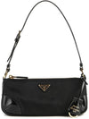 Re-Edition 2002 Re-Nylon Brushed Leather Shoulder Bag Black - PRADA - BALAAN 2