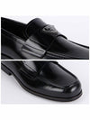 Brushed Leather Loafers Black - PRADA - BALAAN 7