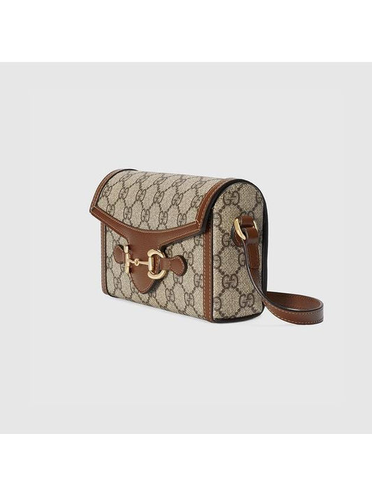 Horsebit 1955 mini bag beige ebony 669296 92TCG 8563 - GUCCI - BALAAN 2