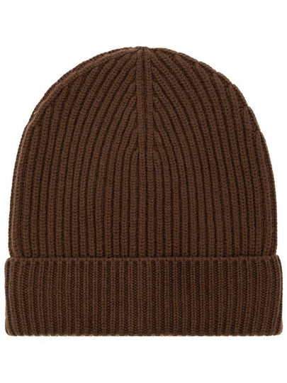 Ribbed Knit Turn-Up Brim Beanie FXL68TJFMU9 - DOLCE&GABBANA - BALAAN 2