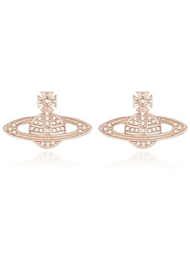 Mini Bas Relief Earrings Rose Gold - VIVIENNE WESTWOOD - BALAAN 4