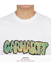 JF White Drip T shirt I03316002XX - CARHARTT WIP - BALAAN 6