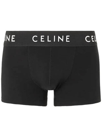 Men's Stretch Cotton Boxer Briefs Black - CELINE - BALAAN 1