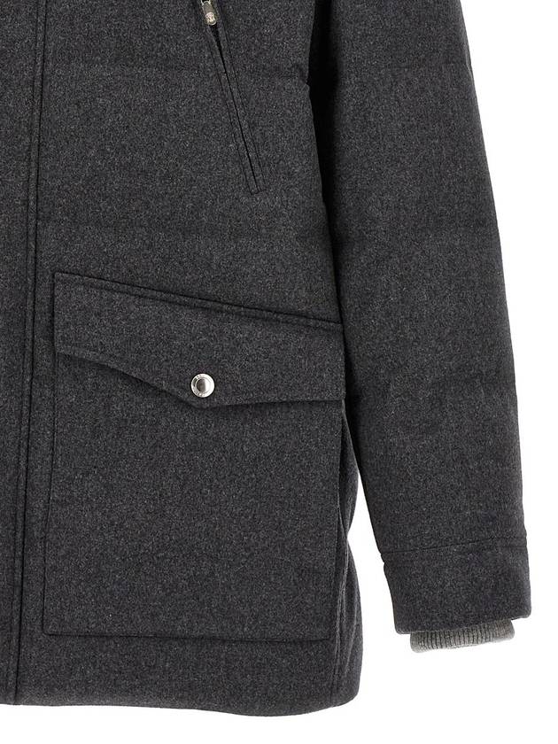 Brunello Cucinelli Long Hooded Down Jacket - BRUNELLO CUCINELLI - BALAAN 5