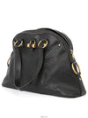 YSL Yip Muse Bag Black Gold Medium Tote 156464 Shoulder - SAINT LAURENT - BALAAN 2