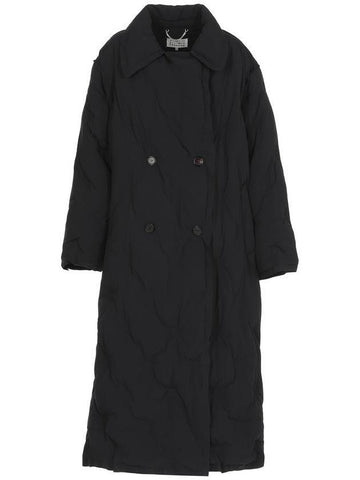 Recycled Nylon Padded Coat Black - MAISON MARGIELA - BALAAN 1