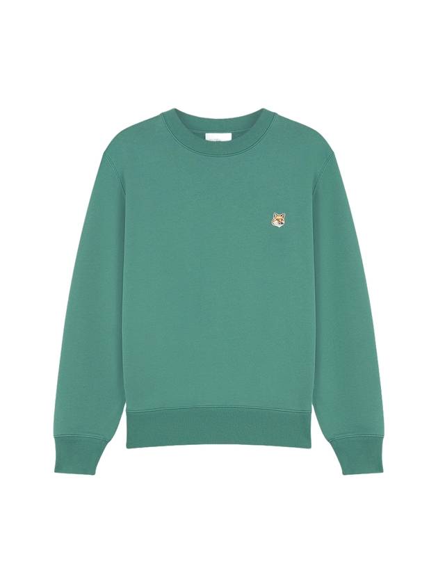 Fox Head Patch Regular Sweatshirt Teal Green - MAISON KITSUNE - BALAAN 1