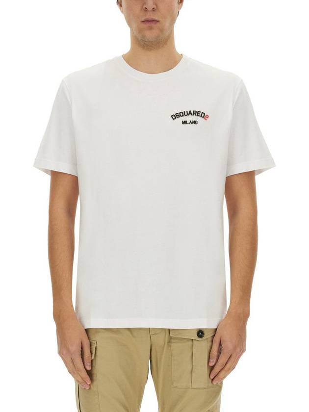 Dsquared2 "Rubber Logo" T-Shirt - DSQUARED2 - BALAAN 1