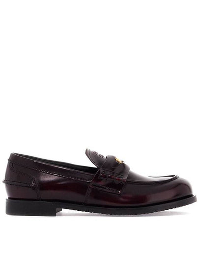 Leather Loafers WITH Metal Penny 5D773DP39F0D27 B0651328537 - MIU MIU - BALAAN 2