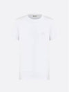 Embroidered Logo Cotton Jersey Short Sleeve T-Shirt White - DIOR - BALAAN 2