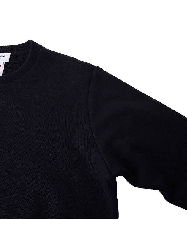 Center Back Stripe Crewneck Sweatshirt Navy - THOM BROWNE - BALAAN 5