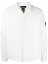 Men's Shadow Project TC Padded Overshirt Jacket White - STONE ISLAND - BALAAN 2