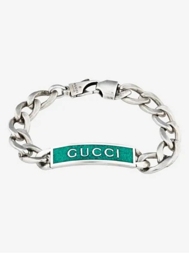 Enamel Logo Bracelet Silver - GUCCI - BALAAN 2