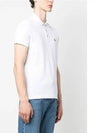 Logo Patch Polo Shirt White - MONCLER - BALAAN 6