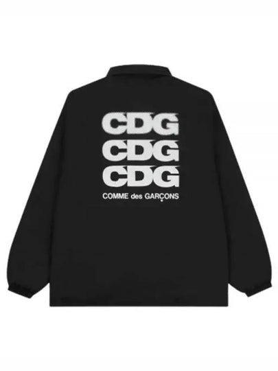 CDG Back logo Coach Jacket Black - COMME DES GARCONS - BALAAN 2