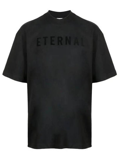 Eternal Crew Neck Cotton Short Sleeve T-Shirt Black - FEAR OF GOD - BALAAN 2