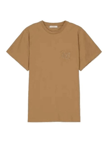 short sleeve t shirt 21946021600 000 003 CAMMELLO - MAX MARA - BALAAN 1