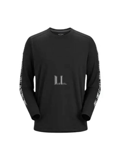 Men's Cormac Logo Long Sleeve T-Shirt Black - ARC'TERYX - BALAAN 2