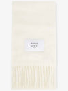 Men's Logo Milk Muffler LM06206WA0022 MK - MAISON KITSUNE - BALAAN 2