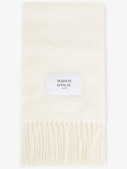 Men's Logo Milk Muffler LM06206WA0022 MK - MAISON KITSUNE - BALAAN 2