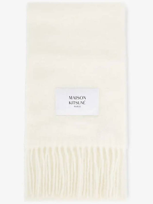 Men's Logo Milk Muffler LM06206WA0022 MK - MAISON KITSUNE - BALAAN 2