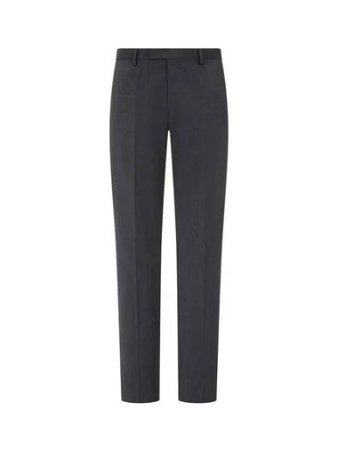 Men s Straight Wool Criss Pants Dark Gray 270638 - EMPORIO ARMANI - BALAAN 1