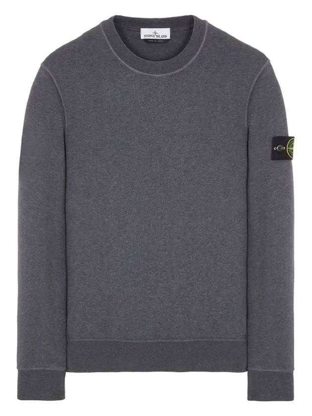 Compass Patch Cotton Sweatshirt Grey - STONE ISLAND - BALAAN 5