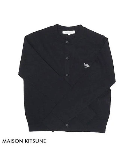 Baby Fox Patch Regular Cardigan Black - MAISON KITSUNE - BALAAN 2