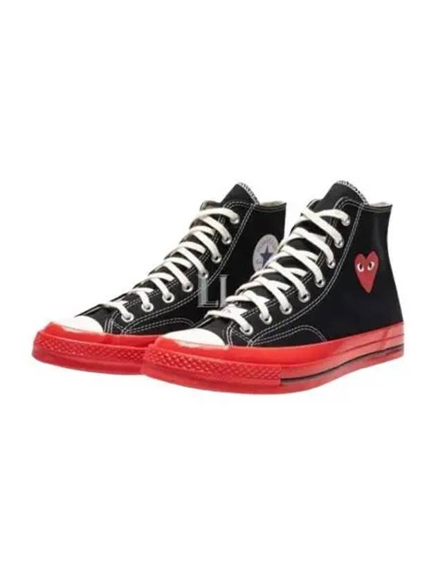 Chuck 70 High Top Sneakers P1 K124 1 Black - COMME DES GARCONS - BALAAN 2