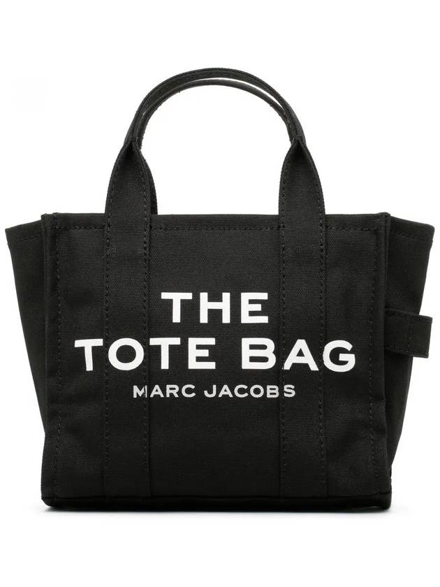 Logo Canvas Small Tote Bag Black - MARC JACOBS - BALAAN 2