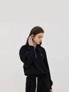 Logo Half Zip-Up Sweatshirt Black - LESEIZIEME - BALAAN 3