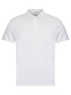 Neck Logo Patch Print Polo Shirt White - MONCLER - BALAAN 2