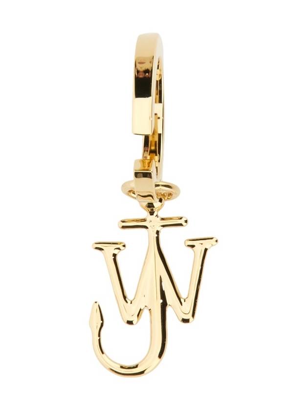 Logo Plaque Single Earring Gold - JW ANDERSON - BALAAN 4