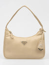 Re-Edition 2000 Re-Nylon Mini Shoulder Bag Desert Beige - PRADA - BALAAN 3