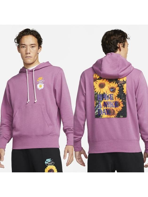 01DM4994507Have Another Day Daisy Hooded TshirtPurple - NIKE - BALAAN 1