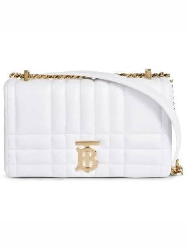 Lola Small Shoulder Bag Optic White - BURBERRY - BALAAN 2